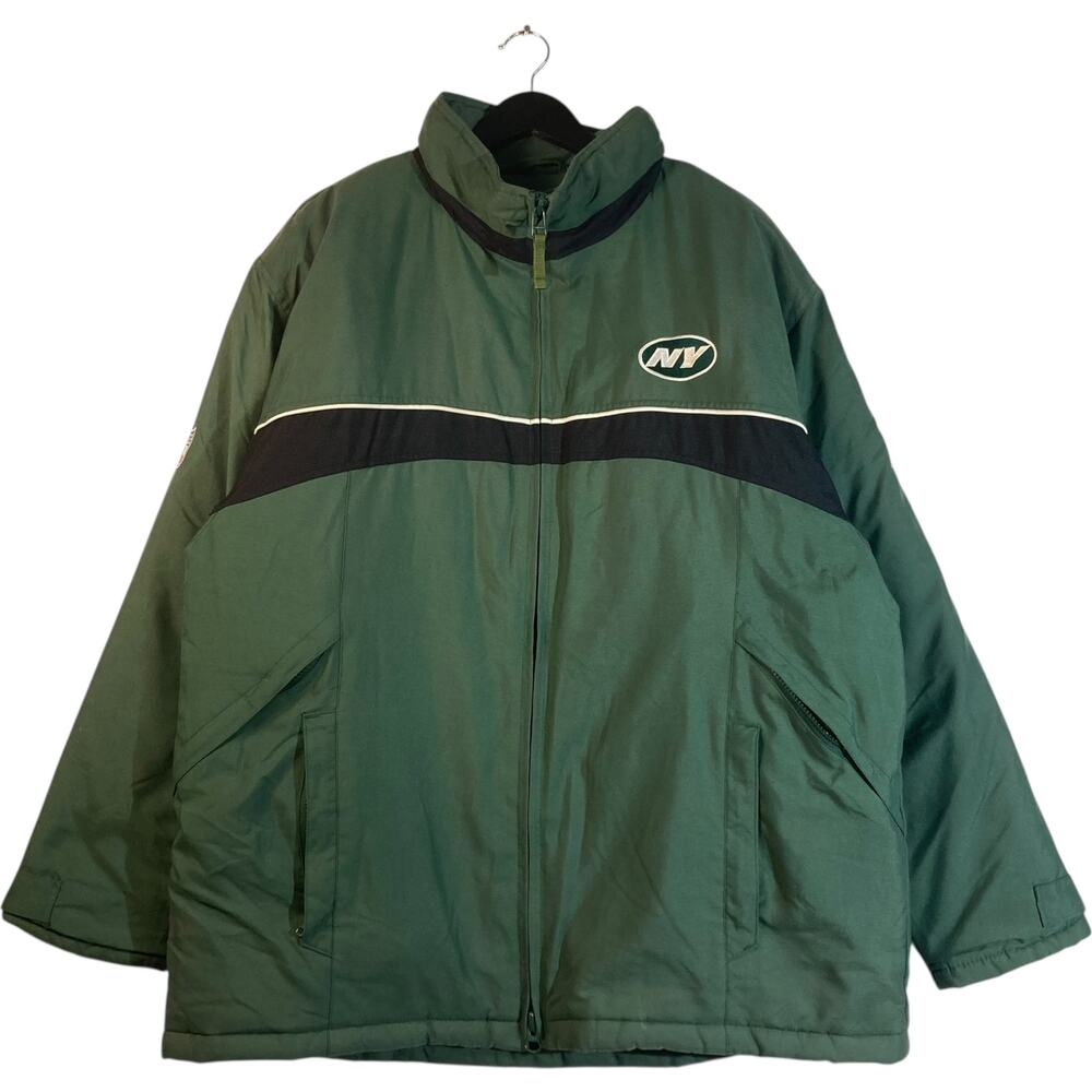 Vintage Reebok New York Jets Mini Logo Full Zip Jacket L